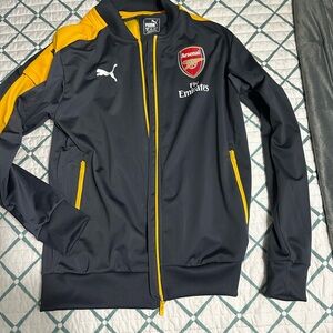 Puma, adult small, full-zip stadium jacket
Arsenal soccer club